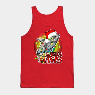 Santa Jaws Shark Tank Top